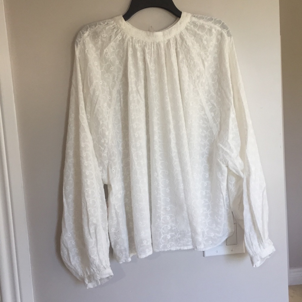 Free People Maddison eyelet Embroidered Top - Picture 8 of 10
